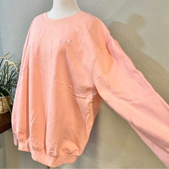 NWT For Love & Lemons Alex Daisy FL&L Oversized Sweatshirt - Picture 6 of 15